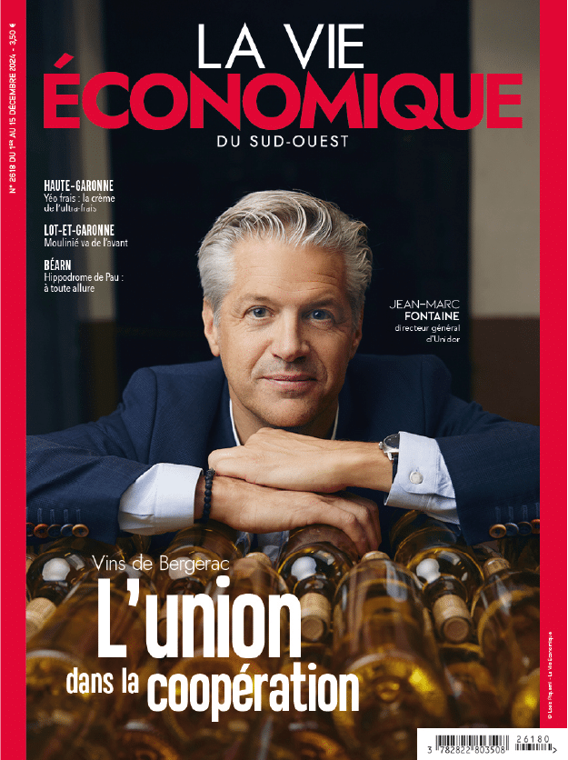 Couverture La Vie Économique Sud-Ouest : Jean-Marc Fontaine, Unidior, L'union dans la coopération des Vins de Bergerac.